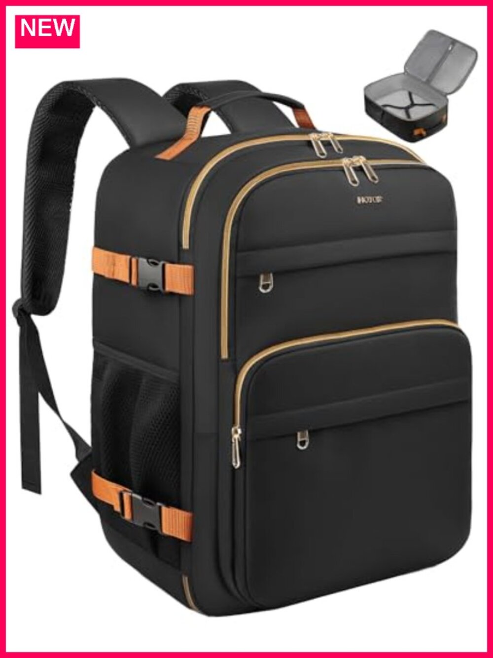 Travel Backpack Flight Approved Carry On Water Resistant 17.3 Laptop